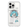 スリムプロテクションプレミアムケース with MagSafe［ しろたん×初音ミク - 初音ミク - インフォグラフィック ］