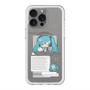 スリムプロテクションプレミアムケース with MagSafe［ しろたん×初音ミク - 初音ミク - インフォグラフィック ］