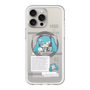 スリムプロテクションプレミアムケース with MagSafe［ しろたん×初音ミク - 初音ミク - インフォグラフィック ］
