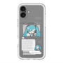スリムプロテクションプレミアムケース with MagSafe［ しろたん×初音ミク - 初音ミク - インフォグラフィック ］