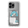 スリムプロテクションプレミアムケース with MagSafe［ しろたん×初音ミク - 初音ミク - インフォグラフィック ］