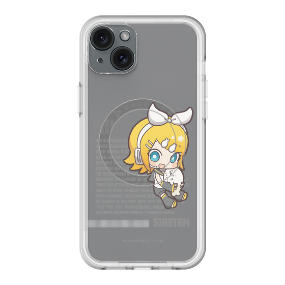 スリムプロテクションプレミアムケース with MagSafe［ しろたん×初音ミク - 鏡音リン - デジタルコード ］