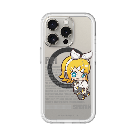 スリムプロテクションプレミアムケース with MagSafe［ しろたん×初音ミク - 鏡音リン - デジタルコード ］
