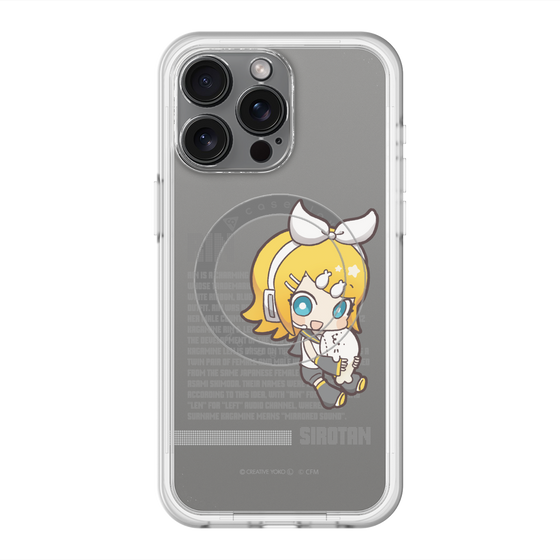 スリムプロテクションプレミアムケース with MagSafe［ しろたん×初音ミク - 鏡音リン - デジタルコード ］