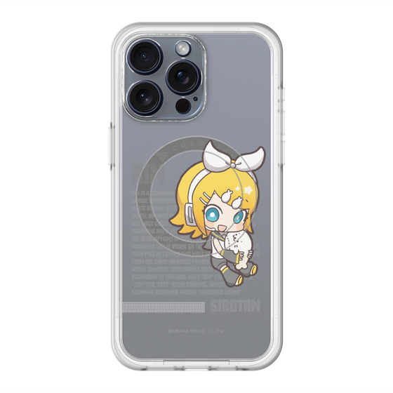 スリムプロテクションプレミアムケース with MagSafe［ しろたん×初音ミク - 鏡音リン - デジタルコード ］