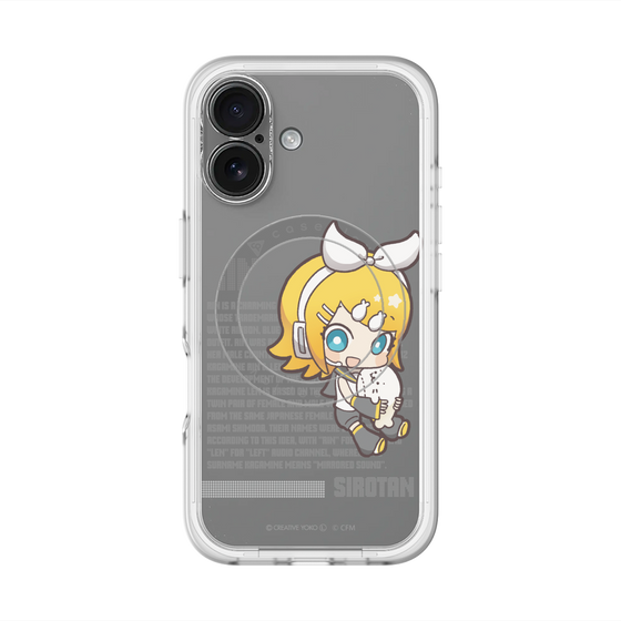 スリムプロテクションプレミアムケース with MagSafe［ しろたん×初音ミク - 鏡音リン - デジタルコード ］