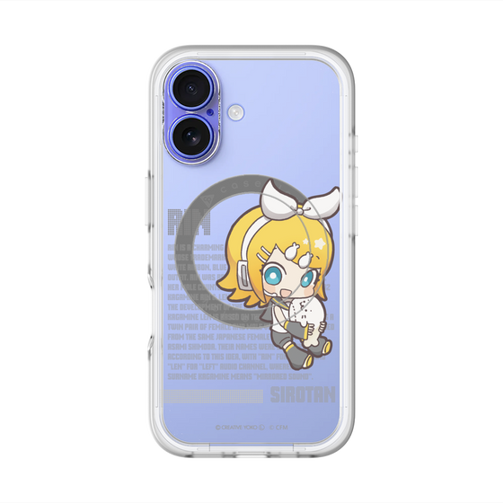 スリムプロテクションプレミアムケース with MagSafe［ しろたん×初音ミク - 鏡音リン - デジタルコード ］