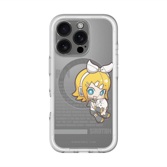 スリムプロテクションプレミアムケース with MagSafe［ しろたん×初音ミク - 鏡音リン - デジタルコード ］