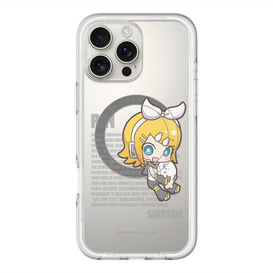 スリムプロテクションプレミアムケース with MagSafe［ しろたん×初音ミク - 鏡音リン - デジタルコード ］