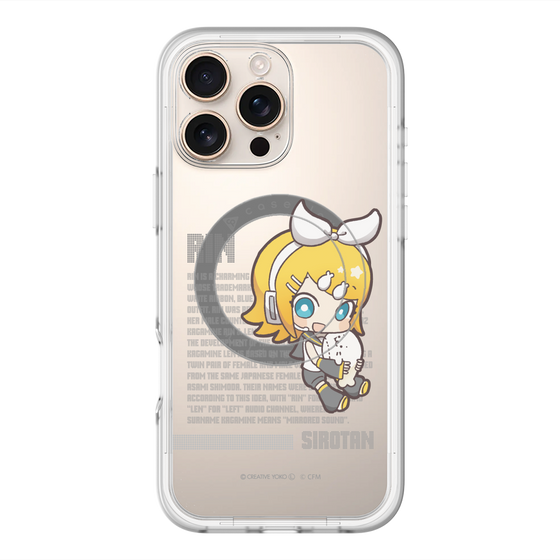 スリムプロテクションプレミアムケース with MagSafe［ しろたん×初音ミク - 鏡音リン - デジタルコード ］