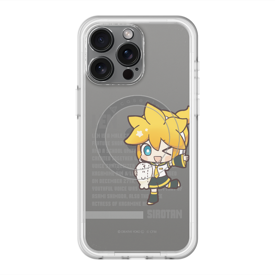 スリムプロテクションプレミアムケース with MagSafe［ しろたん×初音ミク - 鏡音レン - デジタルコード ］