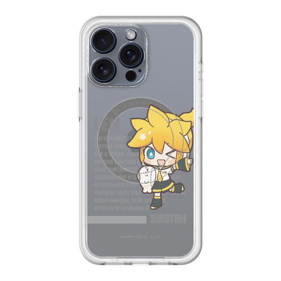 スリムプロテクションプレミアムケース with MagSafe［ しろたん×初音ミク - 鏡音レン - デジタルコード ］