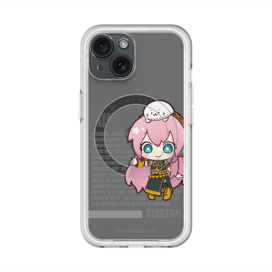 スリムプロテクションプレミアムケース with MagSafe［ しろたん×初音ミク - 巡音ルカ - デジタルコード ］