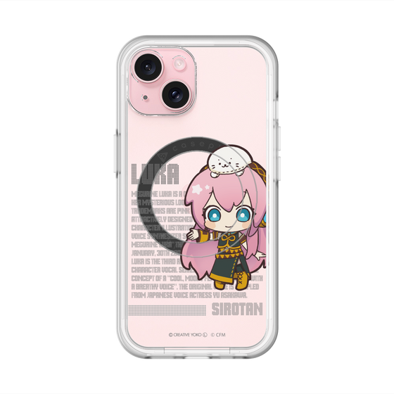 スリムプロテクションプレミアムケース with MagSafe［ しろたん×初音ミク - 巡音ルカ - デジタルコード ］
