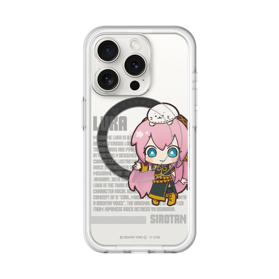 スリムプロテクションプレミアムケース with MagSafe［ しろたん×初音ミク - 巡音ルカ - デジタルコード ］