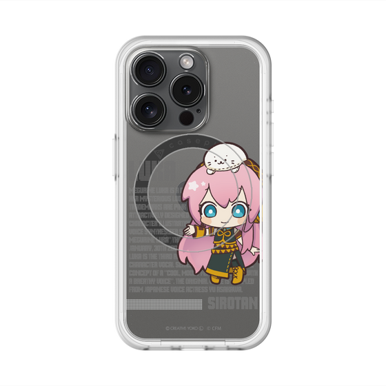 スリムプロテクションプレミアムケース with MagSafe［ しろたん×初音ミク - 巡音ルカ - デジタルコード ］