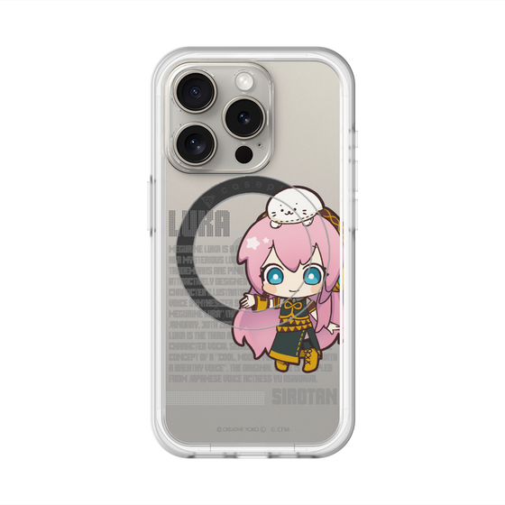 スリムプロテクションプレミアムケース with MagSafe［ しろたん×初音ミク - 巡音ルカ - デジタルコード ］