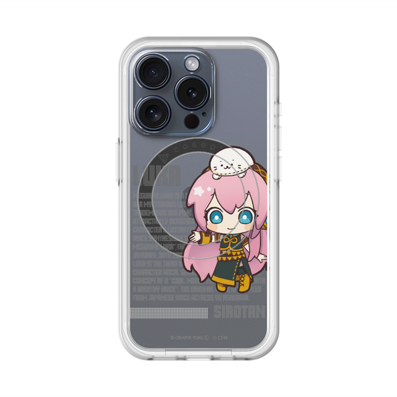 スリムプロテクションプレミアムケース with MagSafe［ しろたん×初音ミク - 巡音ルカ - デジタルコード ］