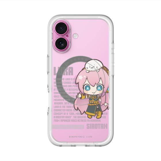 スリムプロテクションプレミアムケース with MagSafe［ しろたん×初音ミク - 巡音ルカ - デジタルコード ］
