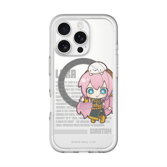 スリムプロテクションプレミアムケース with MagSafe［ しろたん×初音ミク - 巡音ルカ - デジタルコード ］