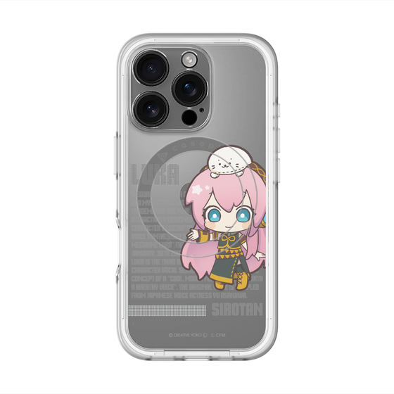 スリムプロテクションプレミアムケース with MagSafe［ しろたん×初音ミク - 巡音ルカ - デジタルコード ］