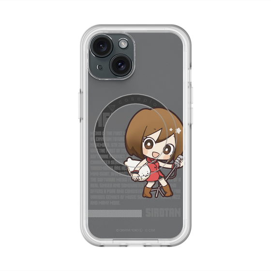 スリムプロテクションプレミアムケース with MagSafe［ しろたん×初音ミク - MEIKO - デジタルコード ］