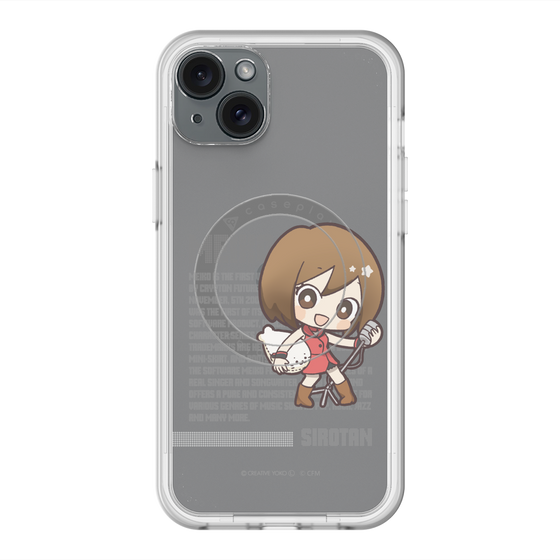 スリムプロテクションプレミアムケース with MagSafe［ しろたん×初音ミク - MEIKO - デジタルコード ］