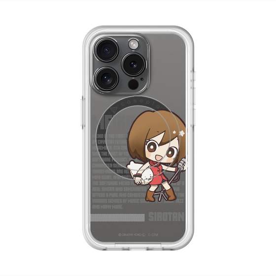 スリムプロテクションプレミアムケース with MagSafe［ しろたん×初音ミク - MEIKO - デジタルコード ］