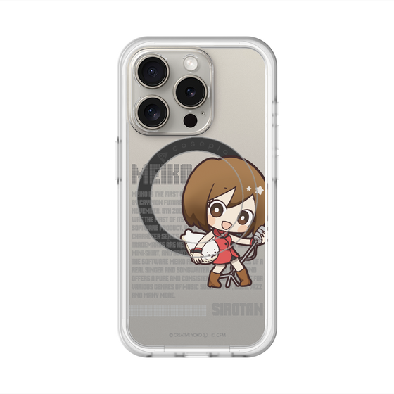 スリムプロテクションプレミアムケース with MagSafe［ しろたん×初音ミク - MEIKO - デジタルコード ］