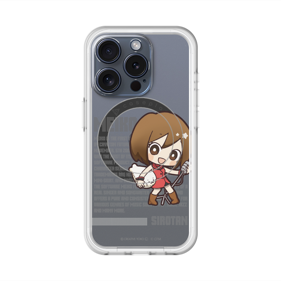 スリムプロテクションプレミアムケース with MagSafe［ しろたん×初音ミク - MEIKO - デジタルコード ］
