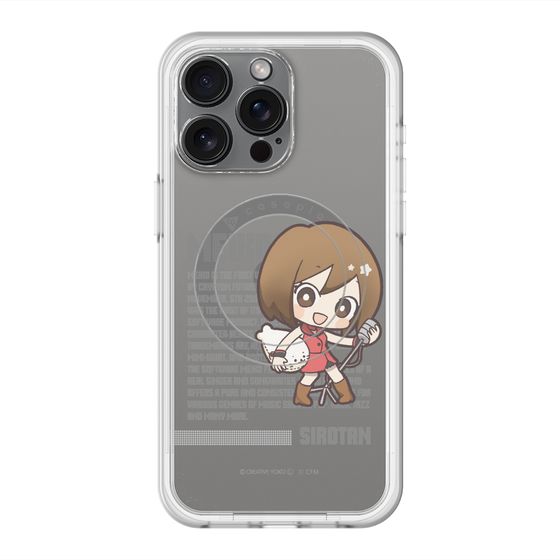 スリムプロテクションプレミアムケース with MagSafe［ しろたん×初音ミク - MEIKO - デジタルコード ］