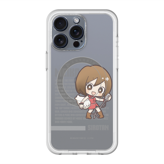 スリムプロテクションプレミアムケース with MagSafe［ しろたん×初音ミク - MEIKO - デジタルコード ］