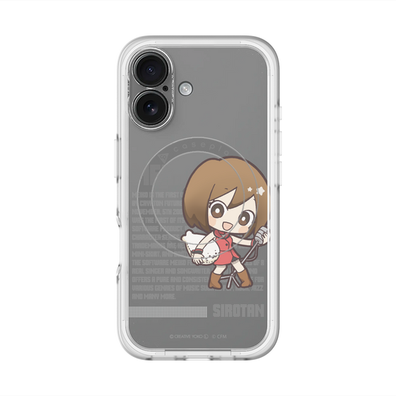 スリムプロテクションプレミアムケース with MagSafe［ しろたん×初音ミク - MEIKO - デジタルコード ］