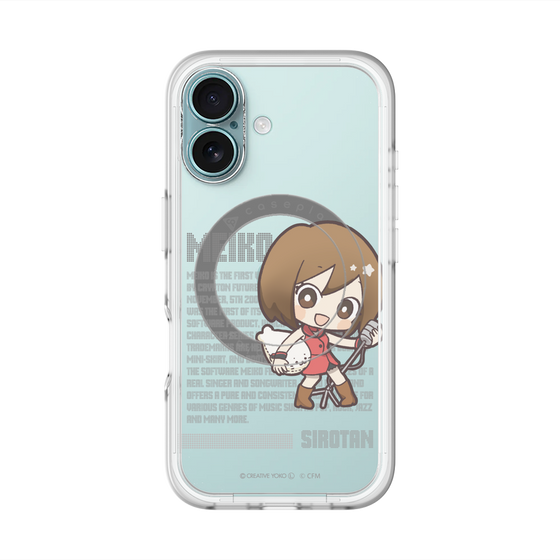 スリムプロテクションプレミアムケース with MagSafe［ しろたん×初音ミク - MEIKO - デジタルコード ］