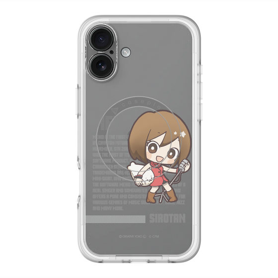 スリムプロテクションプレミアムケース with MagSafe［ しろたん×初音ミク - MEIKO - デジタルコード ］