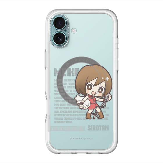 スリムプロテクションプレミアムケース with MagSafe［ しろたん×初音ミク - MEIKO - デジタルコード ］