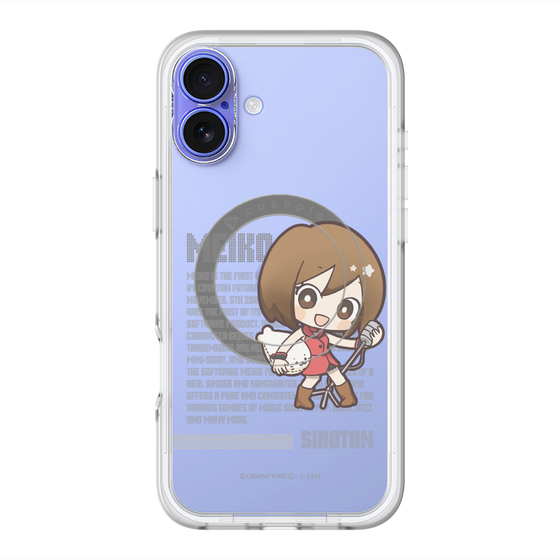 スリムプロテクションプレミアムケース with MagSafe［ しろたん×初音ミク - MEIKO - デジタルコード ］