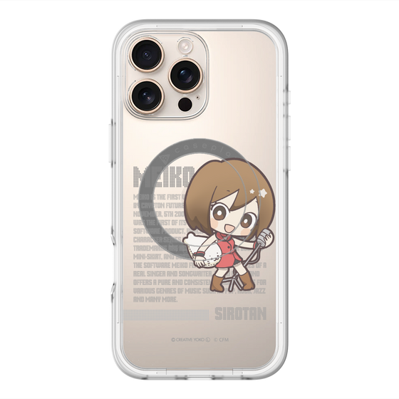 スリムプロテクションプレミアムケース with MagSafe［ しろたん×初音ミク - MEIKO - デジタルコード ］