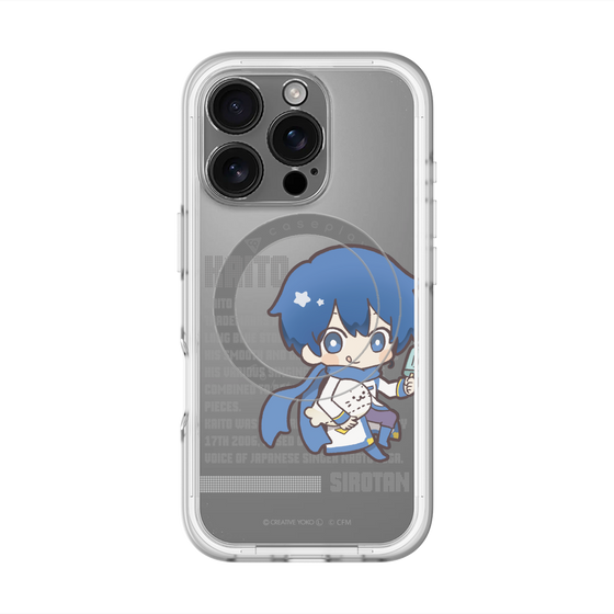 スリムプロテクションプレミアムケース with MagSafe［ しろたん×初音ミク - KAITO - デジタルコード ］