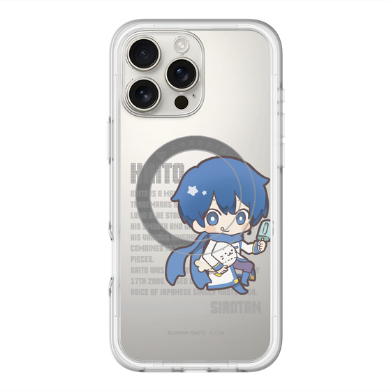 スリムプロテクションプレミアムケース with MagSafe［ しろたん×初音ミク - KAITO - デジタルコード ］