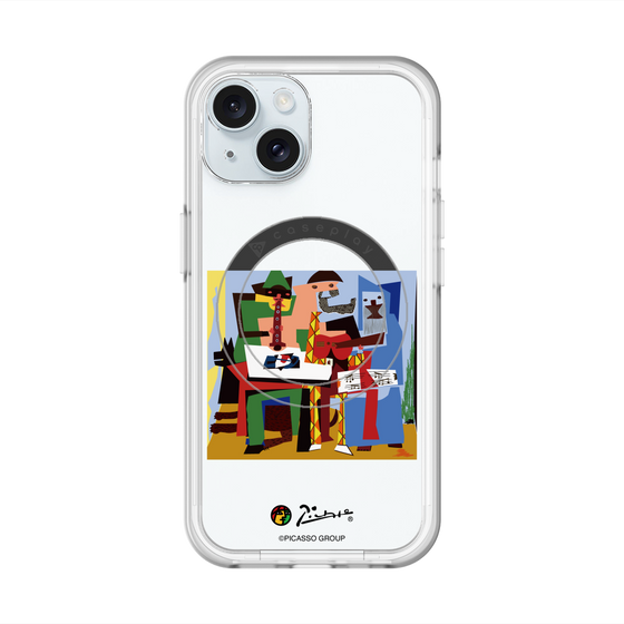 スリムプロテクションプレミアムケース with MagSafe［ PICASSO - Three Musicians ］