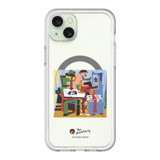 スリムプロテクションプレミアムケース with MagSafe［ PICASSO - Three Musicians ］