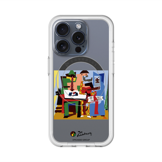 スリムプロテクションプレミアムケース with MagSafe［ PICASSO - Three Musicians ］