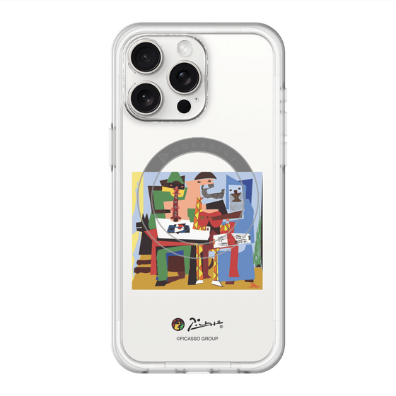 スリムプロテクションプレミアムケース with MagSafe［ PICASSO - Three Musicians ］