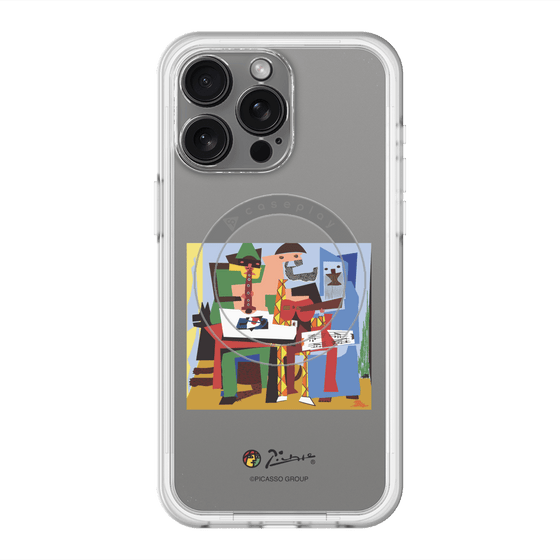 スリムプロテクションプレミアムケース with MagSafe［ PICASSO - Three Musicians ］
