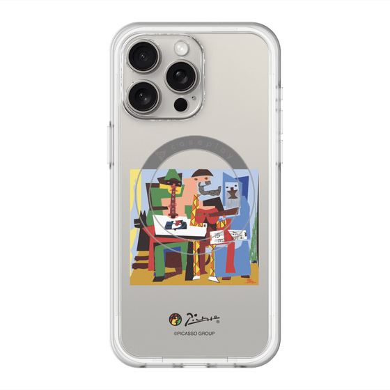 スリムプロテクションプレミアムケース with MagSafe［ PICASSO - Three Musicians ］