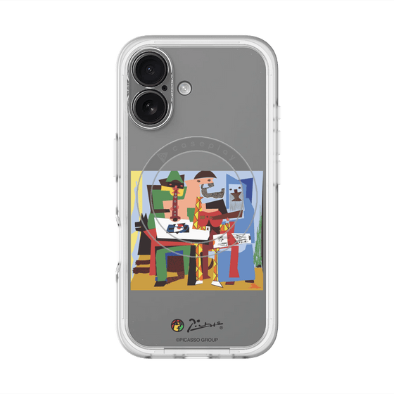 スリムプロテクションプレミアムケース with MagSafe［ PICASSO - Three Musicians ］