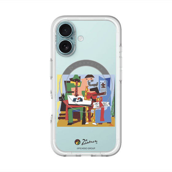 スリムプロテクションプレミアムケース with MagSafe［ PICASSO - Three Musicians ］