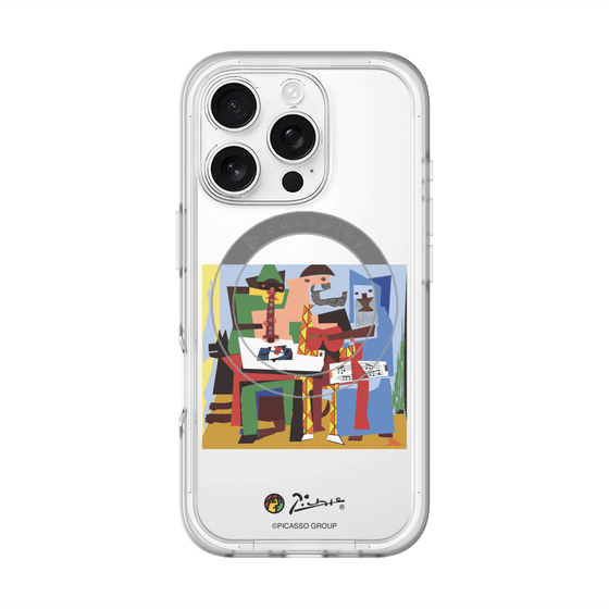 スリムプロテクションプレミアムケース with MagSafe［ PICASSO - Three Musicians ］