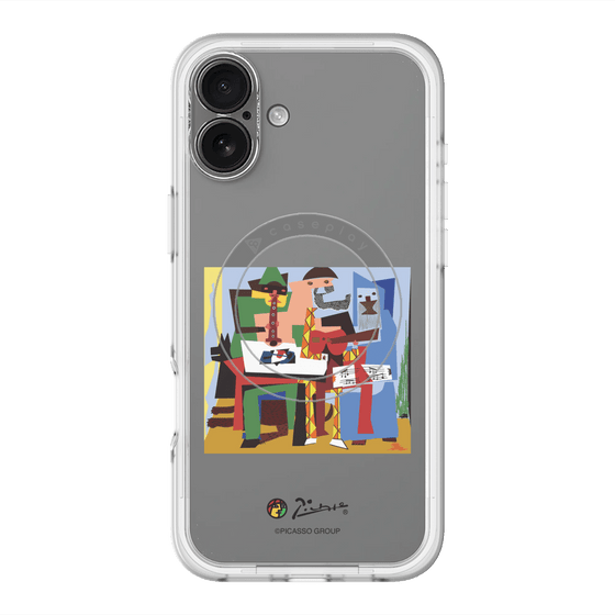 スリムプロテクションプレミアムケース with MagSafe［ PICASSO - Three Musicians ］